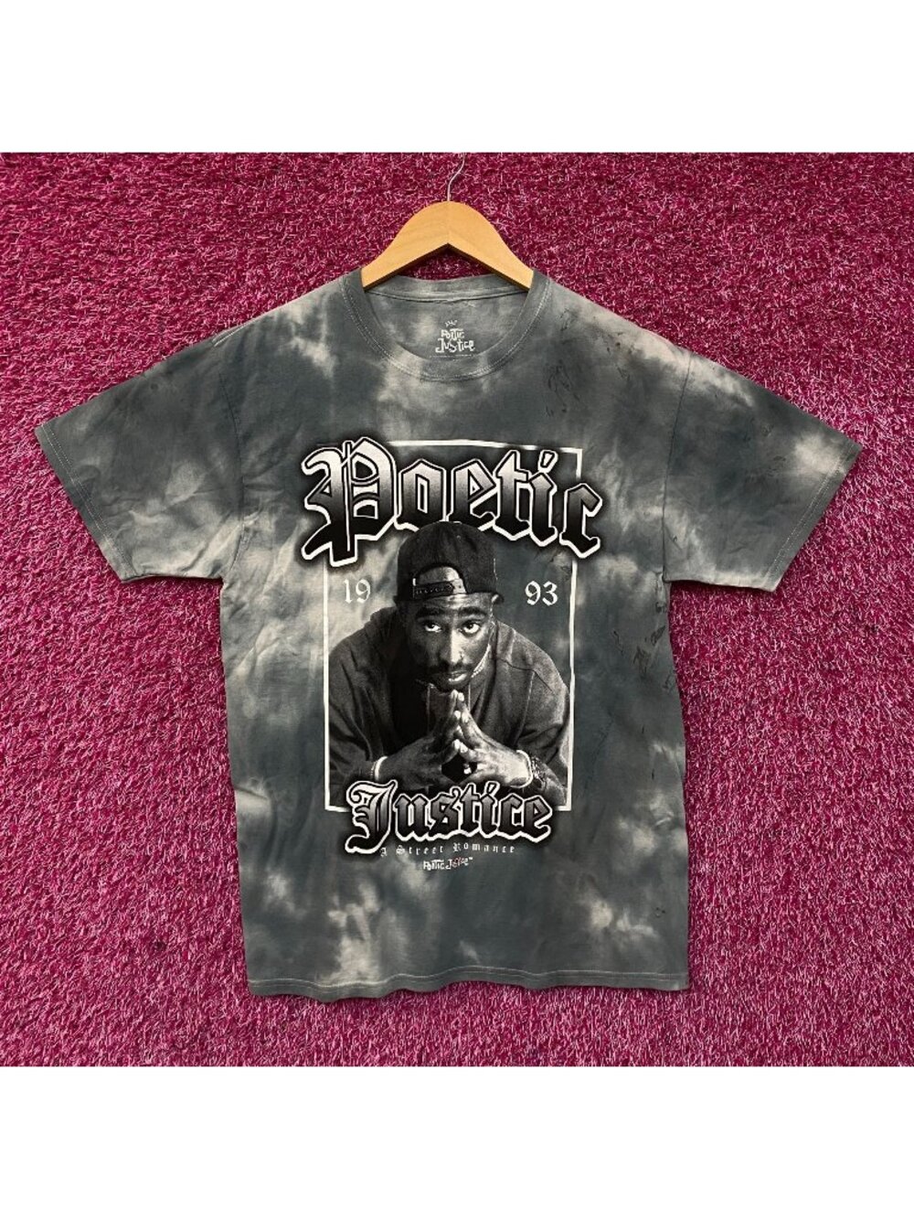 Tupac Shakur Poetic Justice Graphic T-Shirt Medium